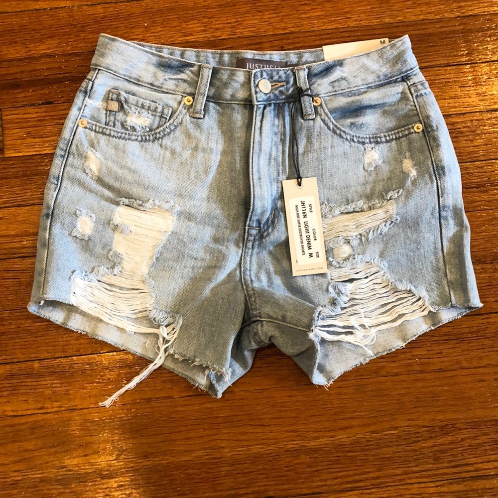 Just USA high wasted jean shorts
